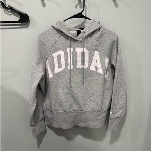 Womens adidas cropped hoodie size large